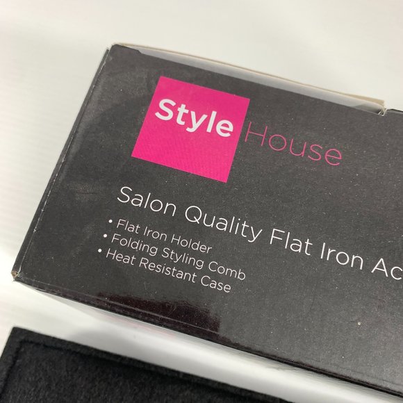 Style House Salon Quality Flat Iron Accessory Set New in Box - Picture 2 of 6